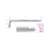Llave inoxidable con cabeza esferica mod 96BPINOX