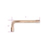 Llave macho antichispa hexagonal acodada mod 96BAF