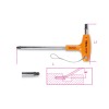 Llave macho hexagonal acodada esferica mod 96 TBP-HS