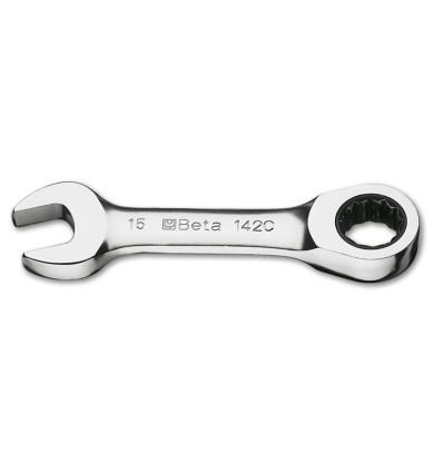 Llave combinada corta con carraca mod 142C