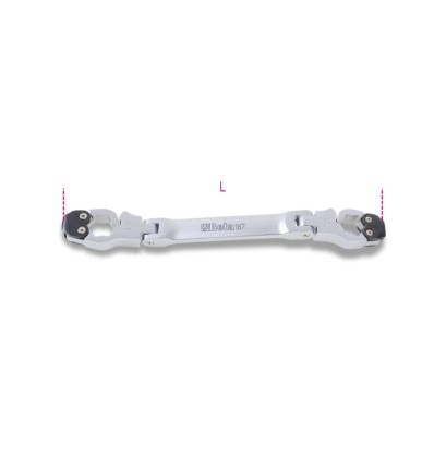 Llave hexagonal abrible articulada mod 187