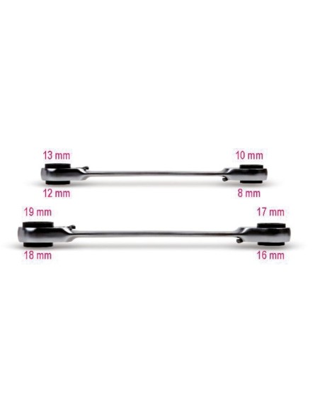Llave carraca bihexagonal doble mod 192