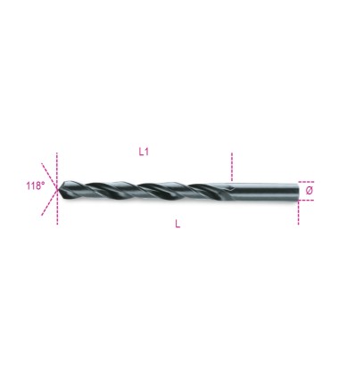 Broca corta acero HSS cilindrada mod 410