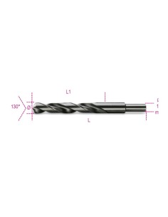 Broca corta HSS rectificada brillante mod 412A