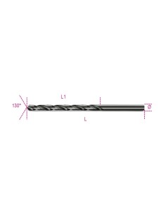 Broca corta HSS rectificada bruñida mod 412L