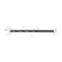 Broca corta HSS rectificada bruñida mod 412L