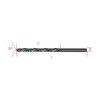 Broca corta HSS rectificada bruñida mod 412L
