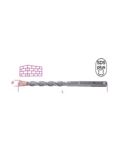 Broca SDS plus albañileria mod 419