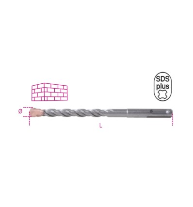 Broca SDS plus albañileria mod 419