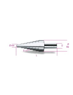 Broca escalonada acero HSS mod 425