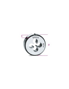Terraja para paso grueso cromado mod 440A