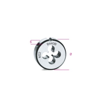 Terraja para paso grueso cromado mod 440B