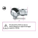 Carraca reversible para barra dinamometrica mod 614