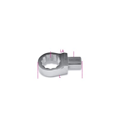 Llave fija bihexagonal para 669 con unión rectangular mod 653