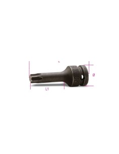 Llave vaso macho de impacto con huella torx mod 720TX
