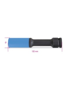 Llave vaso de impacto larga mod 720LCL