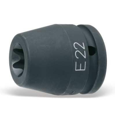 Llave vaso de impacto para tornillos con perfil torx mod 728FTX