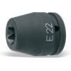 Llave vaso de impacto para tornillos con perfil torx mod 728FTX