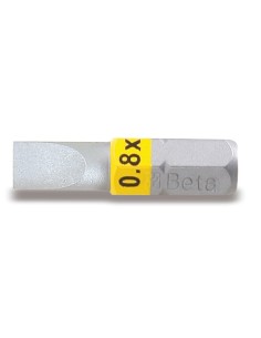 Punta con cabeza ranurada con unión 25mm mod 860LP