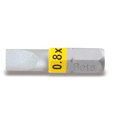 Punta con cabeza ranurada con unión 25mm mod 860LP