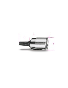 Llave vaso para tornillos con huella estrella mod 900PT