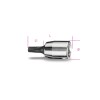 Llave vaso para tornillos con huella estrella mod 900PT