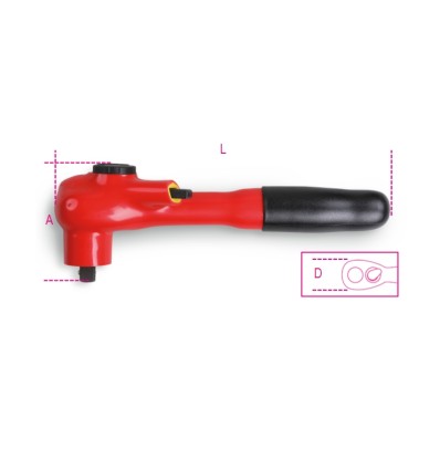 CARRACA REVERSIBLE MACHO 3/8 PULGADAS 910MQ/55