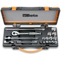 JUEGO 13 LLAVES 910B Y 5 ACCESORIOS 910AS/MBM-C18