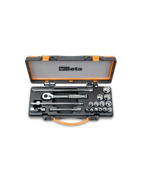 JUEGO 13 LLAVES 910B Y 5 ACCESORIOS 910AS/MBM-C18