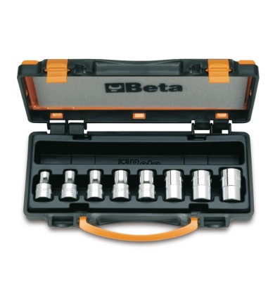 JUEGO 8VASOS DE MANOS PARA TORNILLOS CON PERFIL TORX EN CAJA 920FTX/C8
