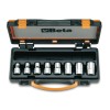 JUEGO 8VASOS DE MANOS PARA TORNILLOS CON PERFIL TORX EN CAJA 920FTX/C8