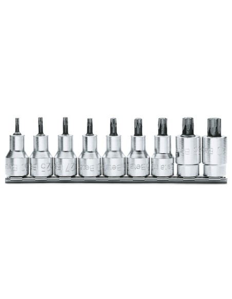 JUEGO 9 VASOS MACHO PAARA TORNILLOS CON PERFIL TORX 920TX/SB9