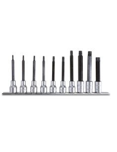 JUEGO 10 VASOS MACHO PARA TORNILLO CON HUELLA TORX 920TX-L/SB10