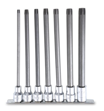 JUEGO 4 LLAVES VASO PARA TORNILLOS HEXA-ACANALADOS EXTRA-LARGAS 920ES-XL/SB7