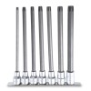 JUEGO 4 LLAVES VASO PARA TORNILLOS HEXA-ACANALADOS EXTRA-LARGAS 920ES-XL/SB7