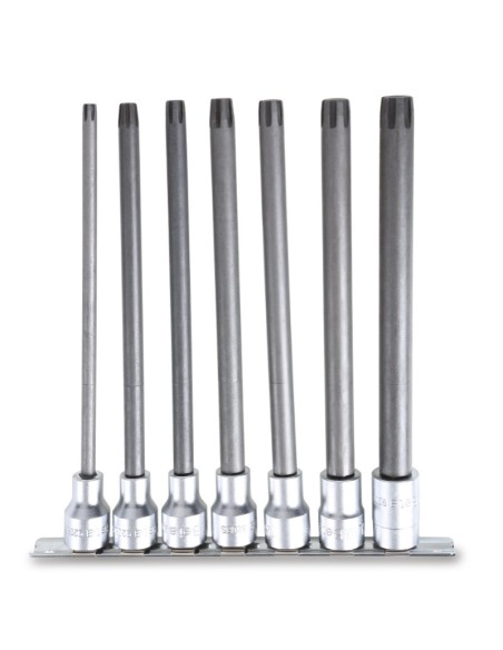 JUEGO 4 LLAVES VASO PARA TORNILLOS HEXA-ACANALADOS EXTRA-LARGAS 920ES-XL/SB7