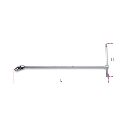 MANGO ARTICULADO MACHO 1/2 PULGADAS EN T 920/40