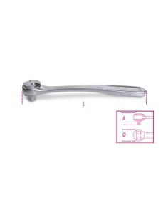 CARRACA REVERSIBLE 1/2 PULGADAS 920/55 INOX