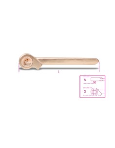 CARRACA ANTICHISPA 1/2 PULGADAS SENCILLA 921BA/50