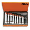 JUEGO 13 LLAVES TUBO 2 BOCAS PESADAS EN CAJA 930/C13