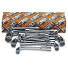 JUEGO 25 LLAVES PIPA DOBLE HEXAGONAL-BIHEXAGONAL CROMADA EN CAJA 932/S25