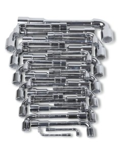 JUEGO 25 LLAVES PIPA HEXAGONALES 933/S25