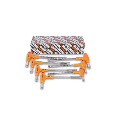 JUEGO 7LLAVES PIPA HEXAGONAL-BIHEXAGONAL CON MANGO EN CAJA 941/S7