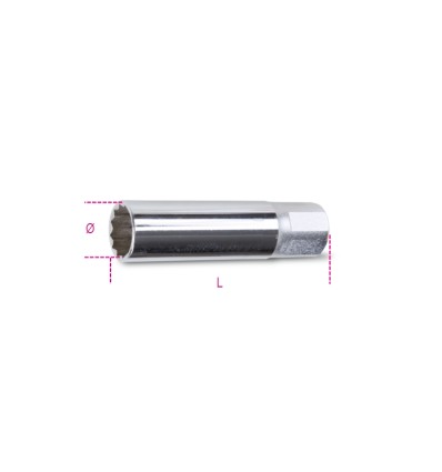 LLAVE VASO 14 MM PARA BUJIAS 956F 14