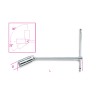 LLAVE 20.8 MM EN T VASO ARTICULADO PARA BUJIAS 957 20.8