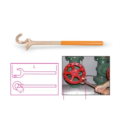 LLAVE ANTICHISPA 60 MM DE MANIOBRA PARA VALVULA DE SEGURIDAD 966BA/V60