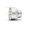 LLAVE VASO PARA LA TUERCA DEL CUBO FIAT 970B