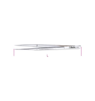 PINZAS 150 MM CON GUIA PUNTA FINA RECTA 992 150