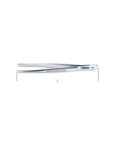 PINZAS 150 MM PUNTA PLANA RECTA INOXIDABLE 996 150