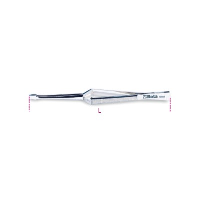 PINZAS 150 MM PLANA CRUZADA Y MOLETEADA 998 150